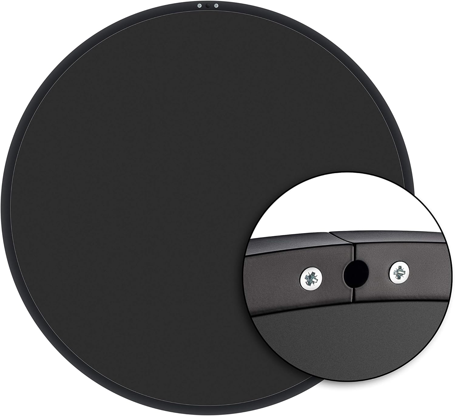 Luxe Black Wall Mirror — 33.2" - View 4