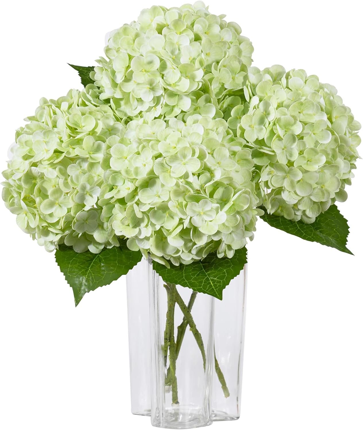 Blue Artificial Flowers — 3pcs