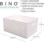 Rectangular Black Storage Basket - View 2