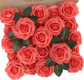 Beige Artificial Flowers — Coral