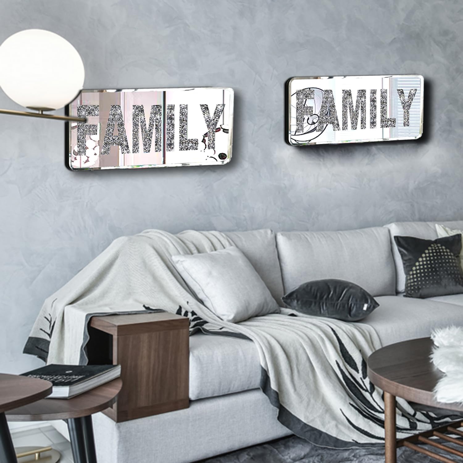 Luxe Glass Mirror — 8" - View 3
