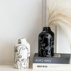 Modern Black Flower Vase - View 2