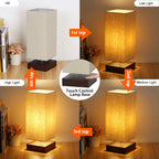 Dimmable Modern Fabric Desk Lamp - View 5