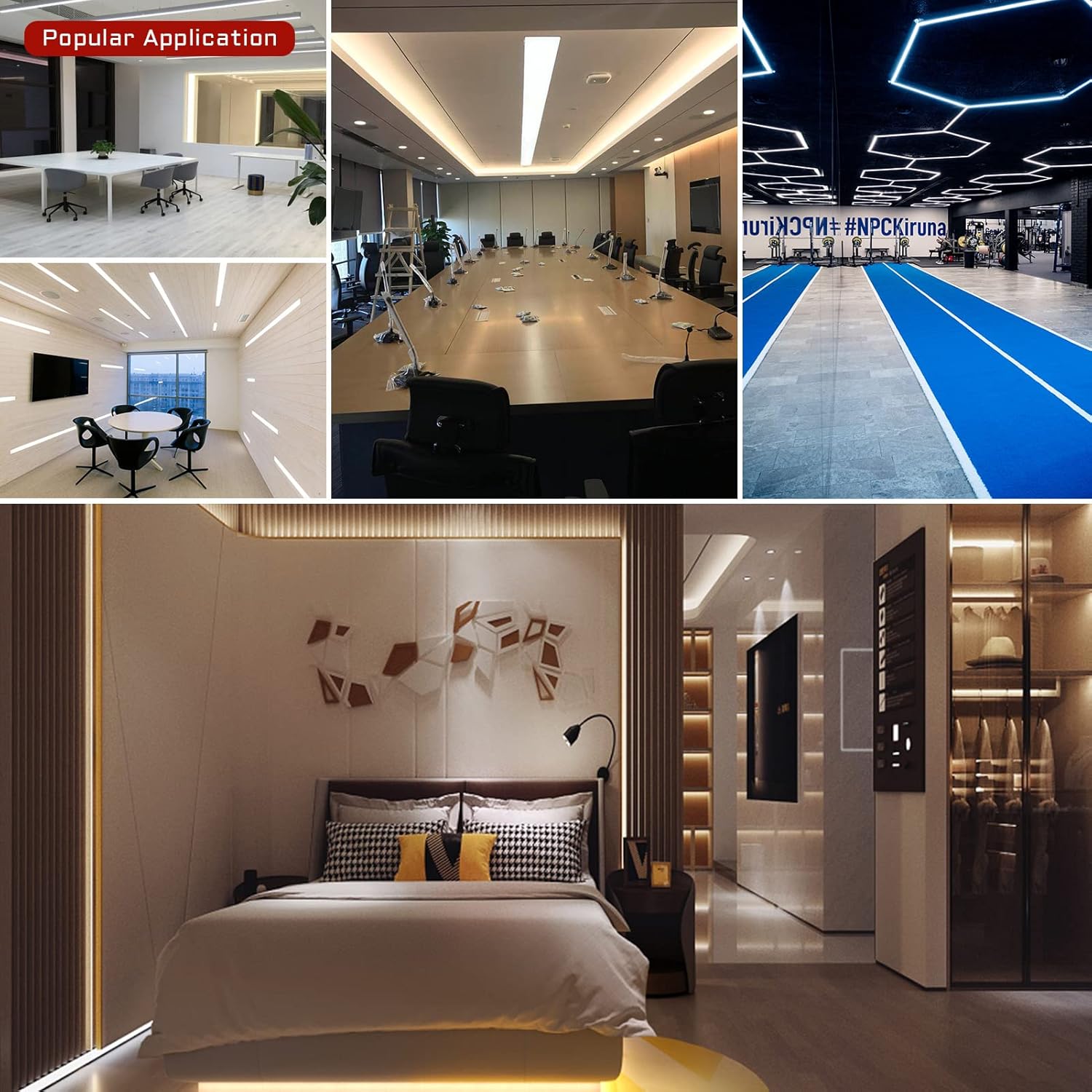 Dimmable Beige LED Strip Lights - View 7