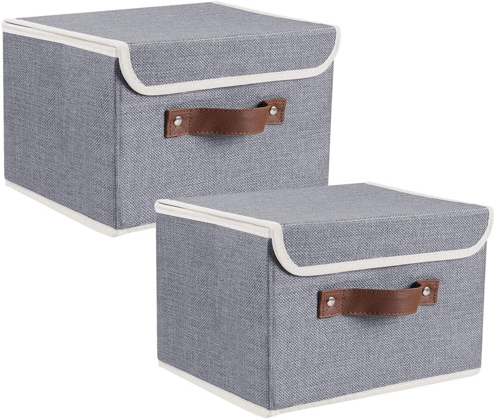 Beige Storage Bin — 10" — Large