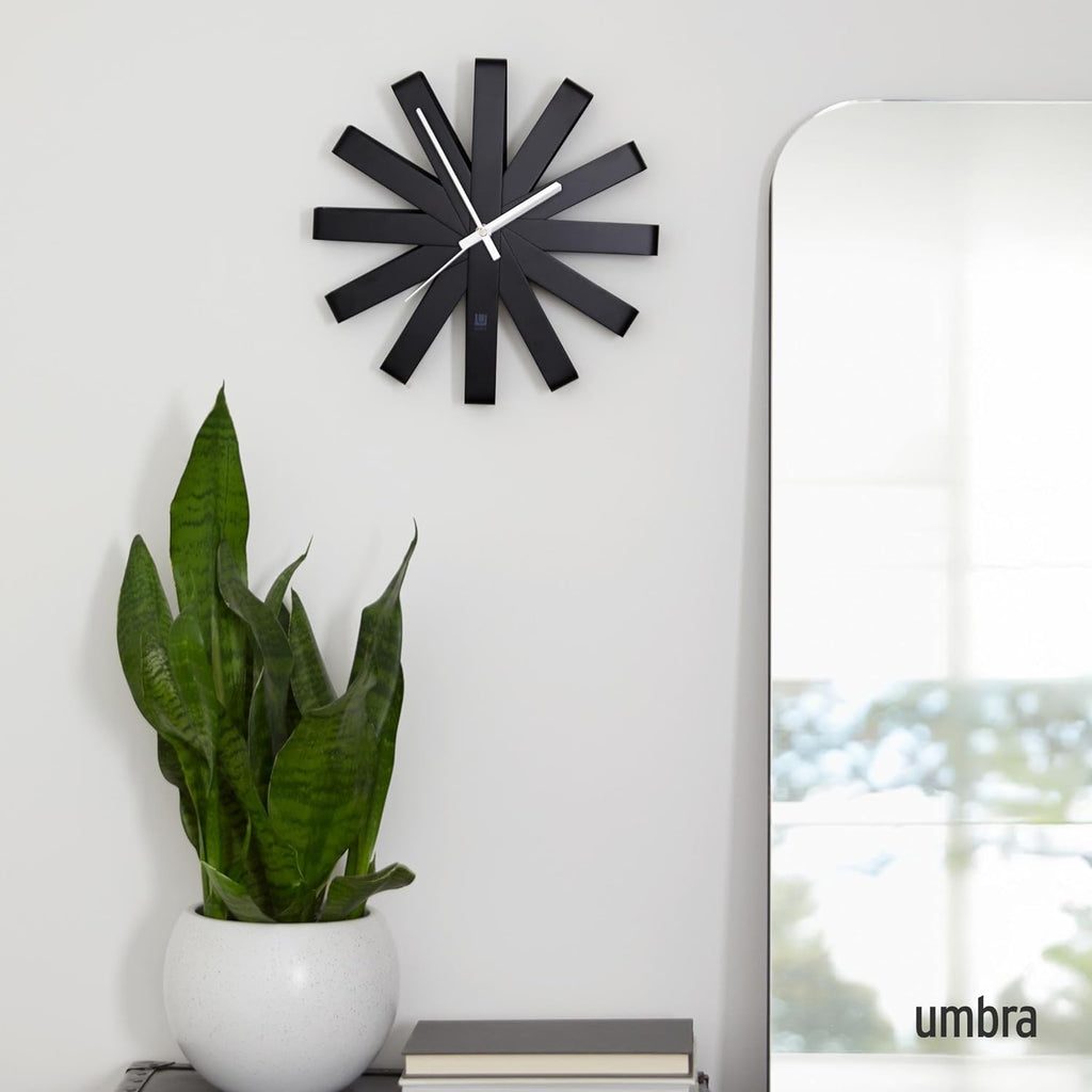 Battery Operated Modern Wall Clock — 12" - View 2
