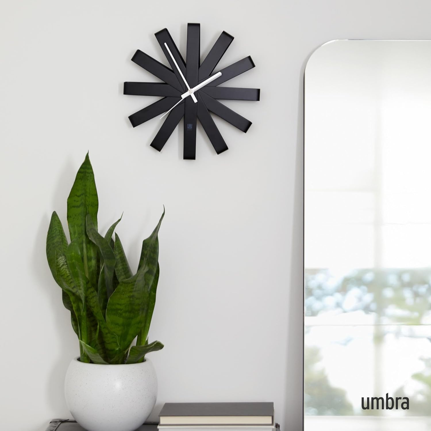 Battery Operated Modern Wall Clock — 12" - View 2