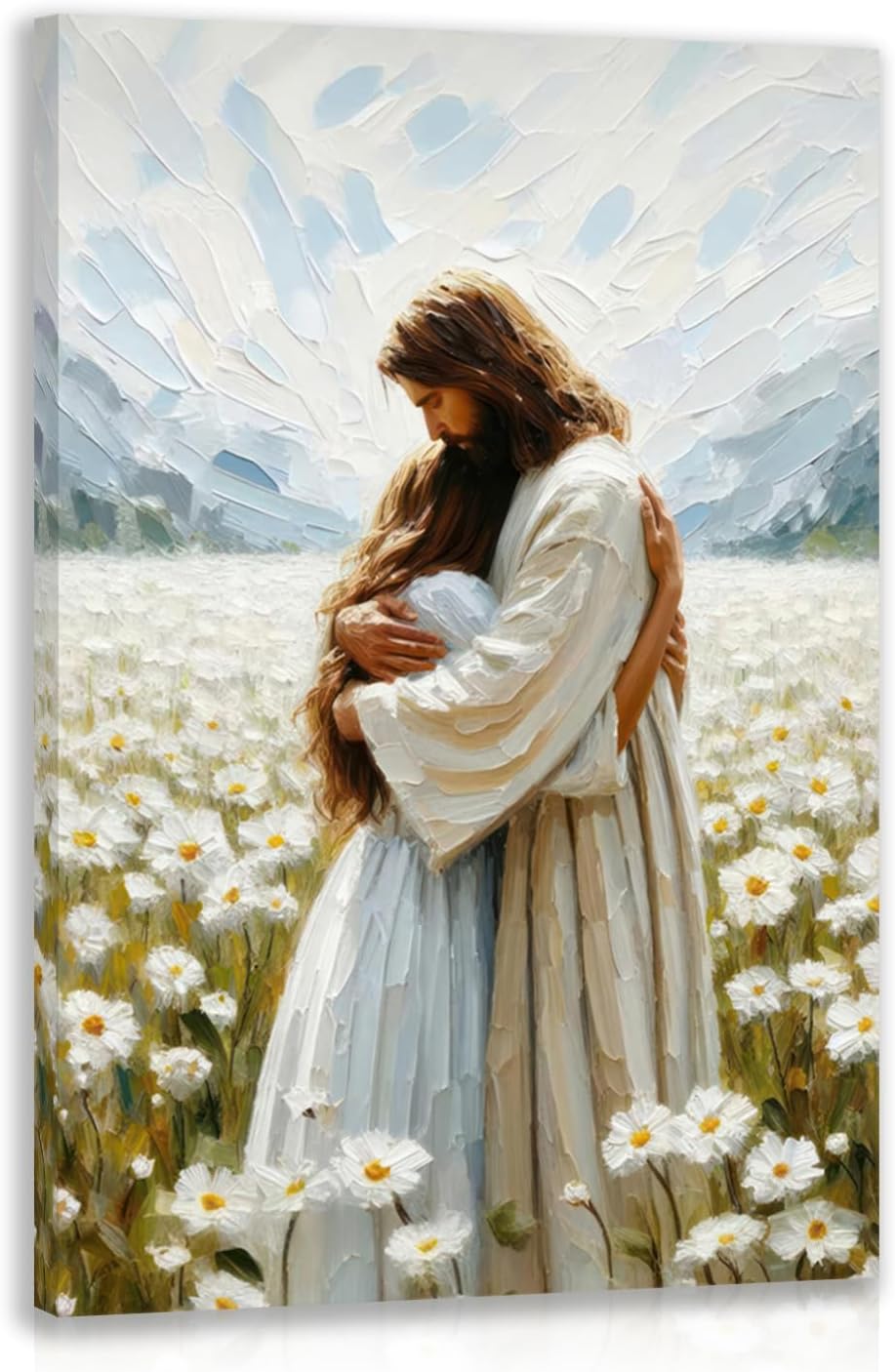 Framed Metal Wall Decor — 16" — JesusWoman