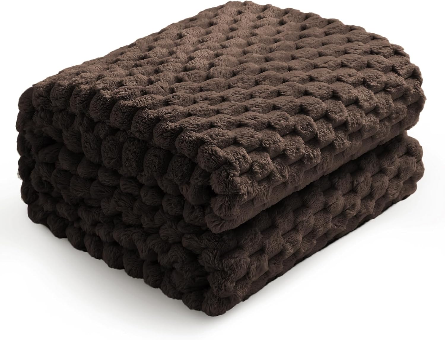 Black Throw Pillow — 50" — Brown