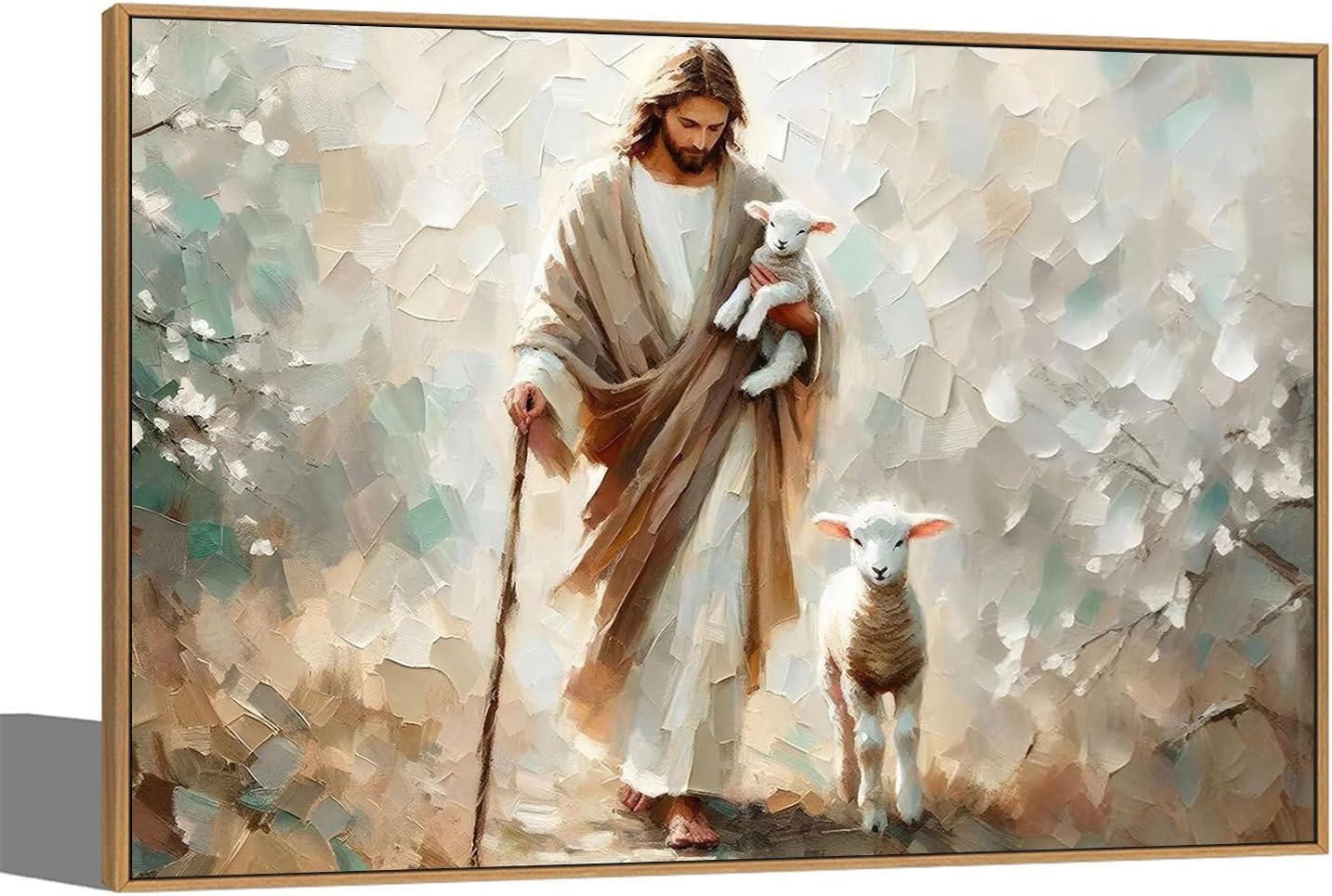 Black Canvas Wall Art — 28" — white 08