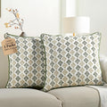 Boho Beige Cushion Cover — 20" — 24" x 24" (Pack of 2)