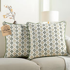 Boho Beige Cushion Cover — 20" — 24" x 24" (Pack of 2)