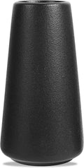 Boho Black Vase — 6" — Black