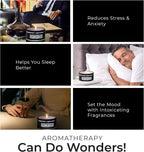 Soy Wax Black Candle Set - View 5