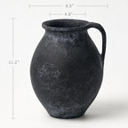 Farmhouse Black Vase — 11.2" - View 3