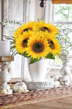 Fabric Artificial Flowers — 8" - View 4