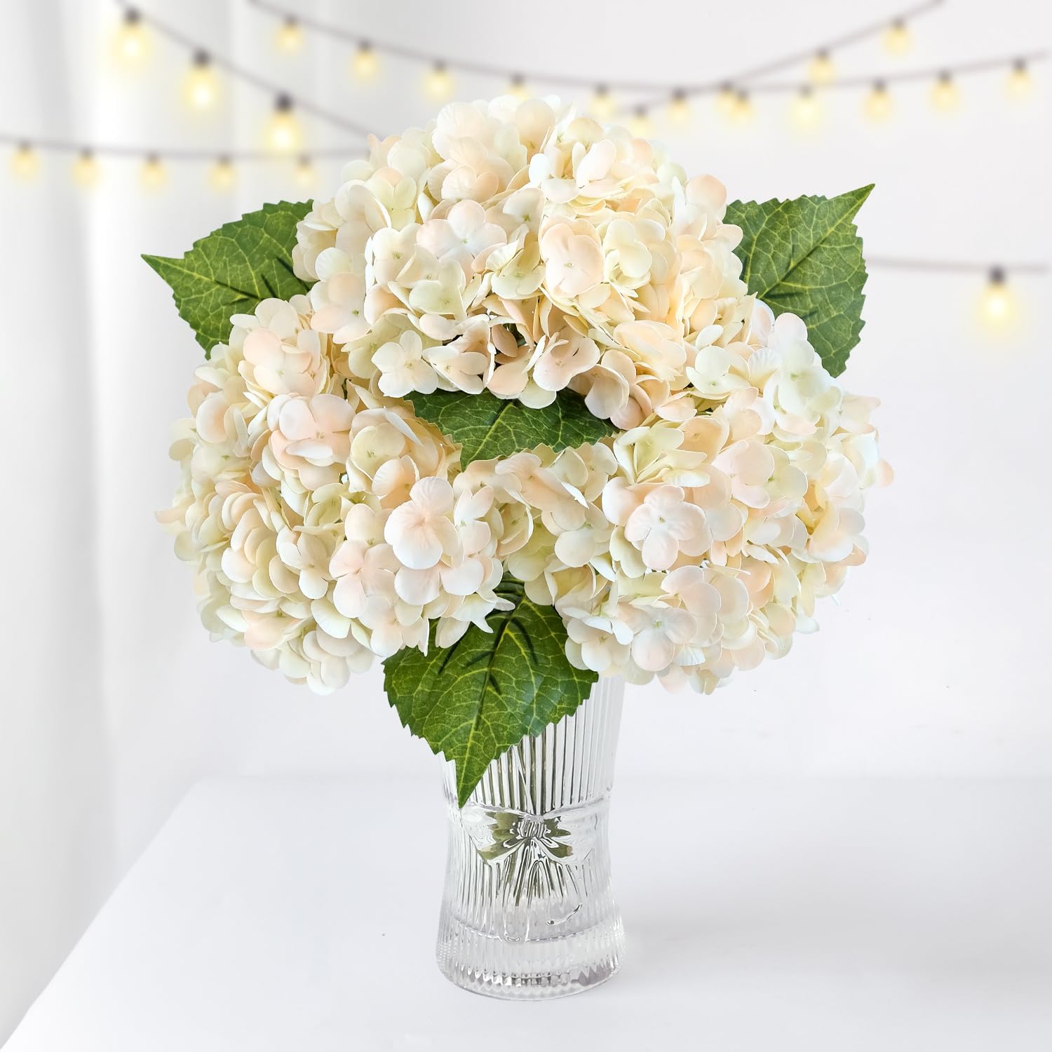 Beige Artificial Plant — 21" — Cream Champagne