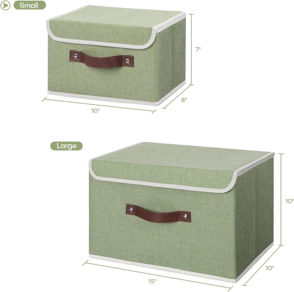 Linen Beige Storage Bin — Set of 1 - View 5