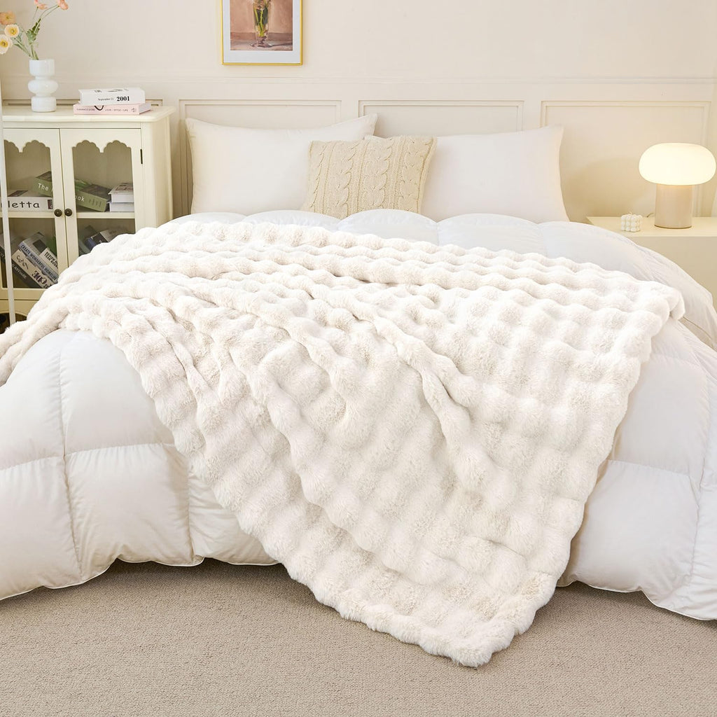 Beige Throw Pillow — 50" - View 6