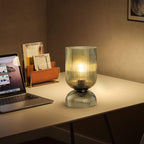 Mid-Century Green Bedside Lamp - View 3