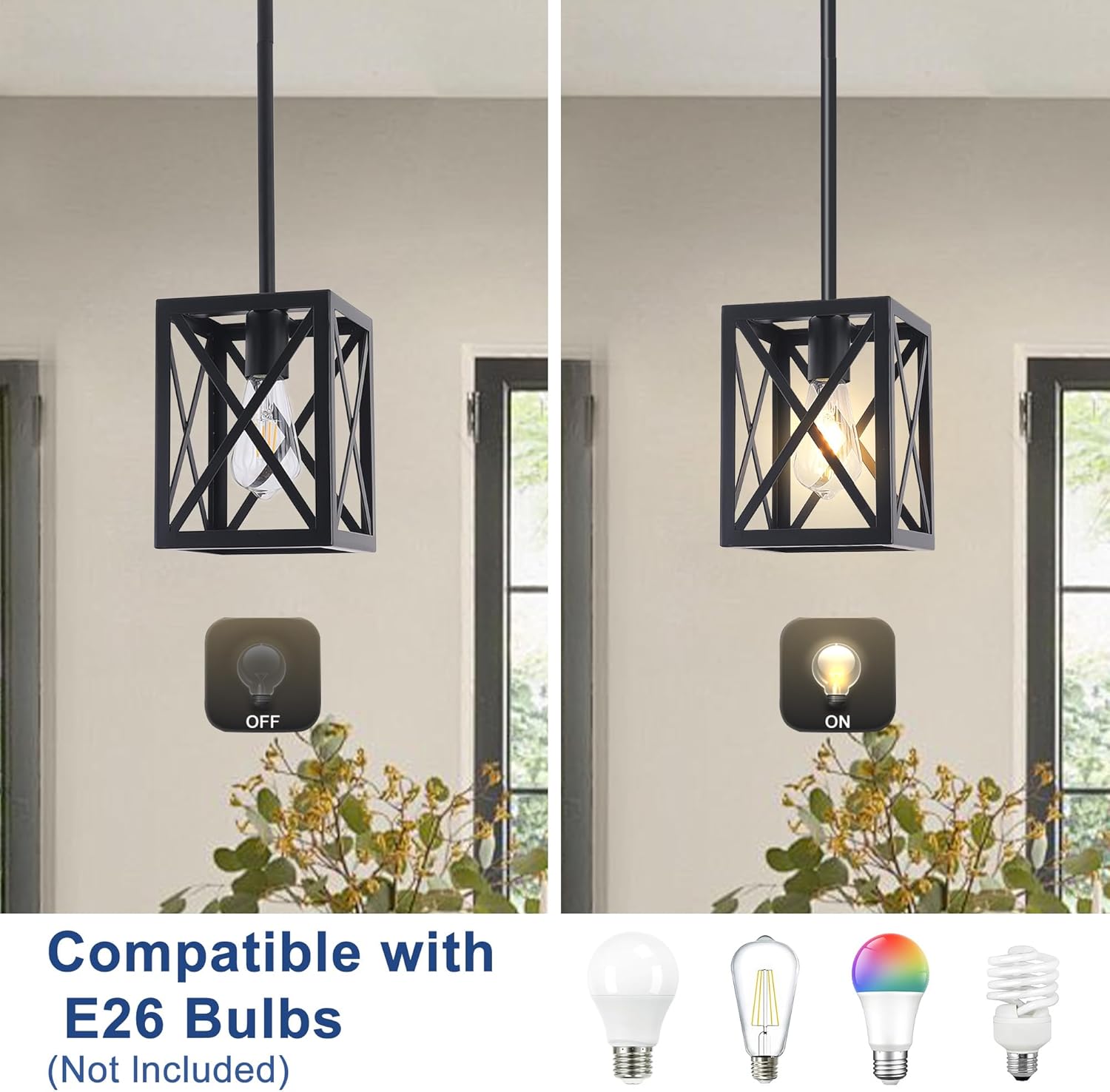 Farmhouse Metal Candle — 1-Light - View 7