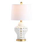 Linen Luxe Ceramic Table Lamp — 20.5"