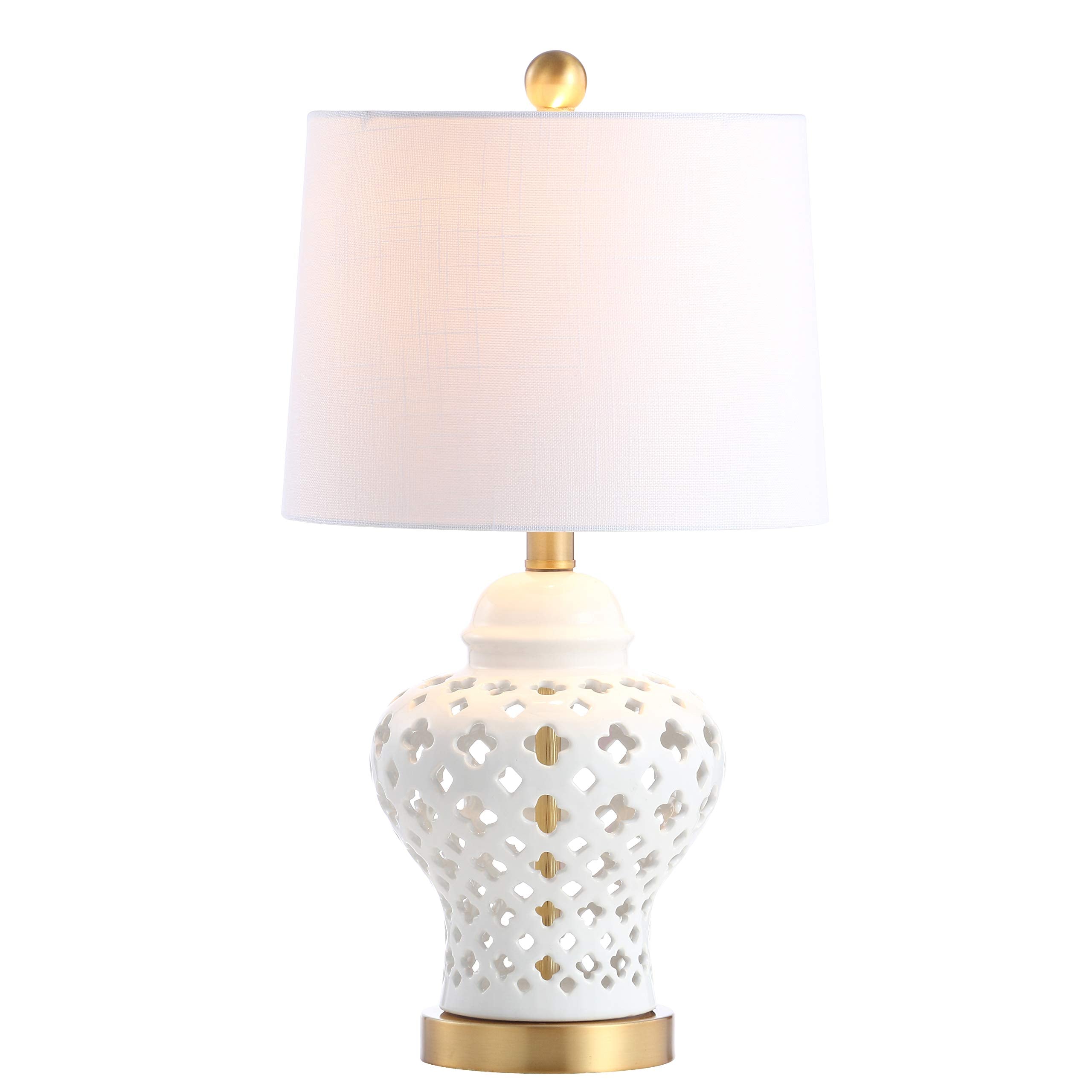 Linen Luxe Ceramic Table Lamp — 20.5"