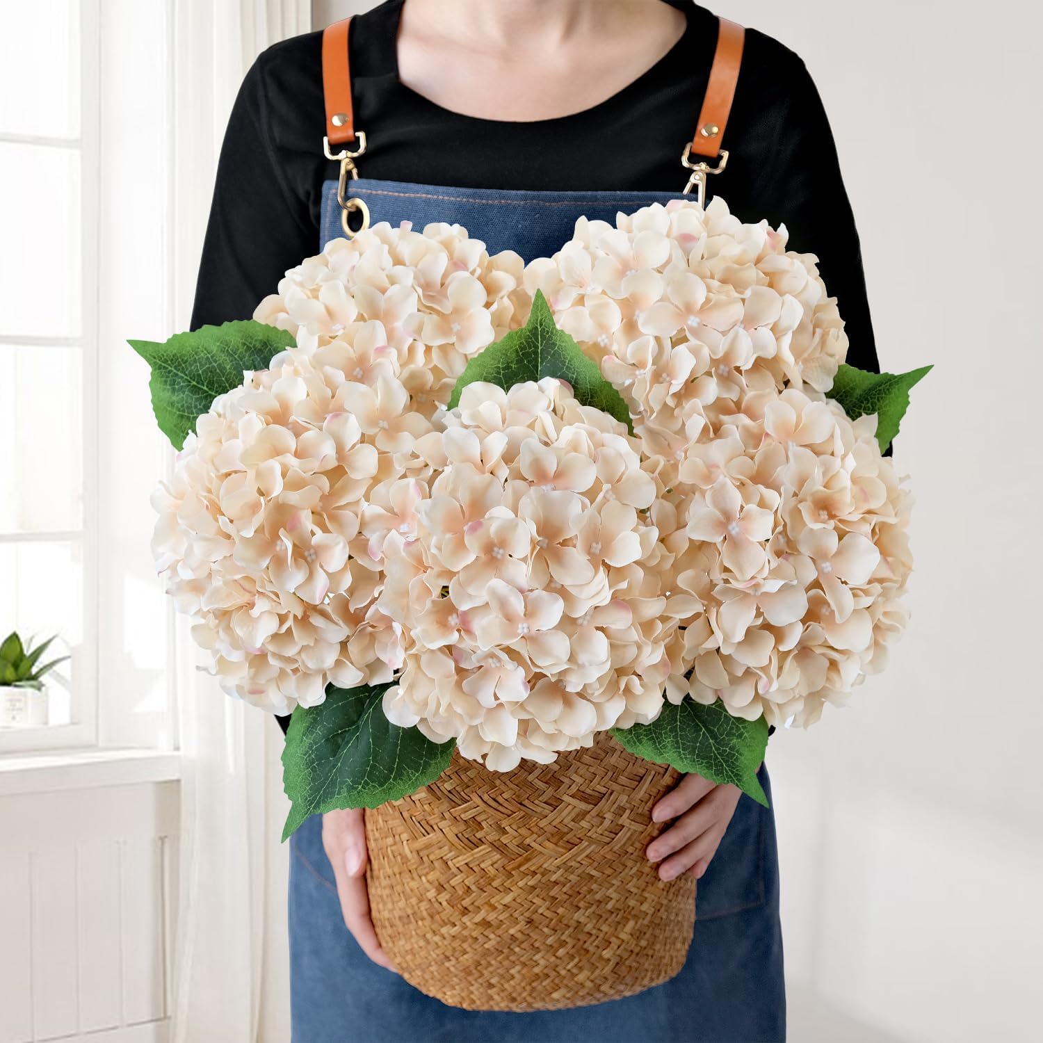 Beige Artificial Plant — 20" — Light Coffee