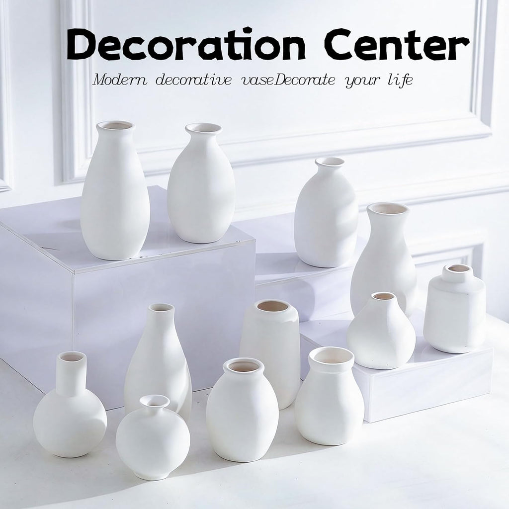 Boho Black Vase — Set of 12 - View 3