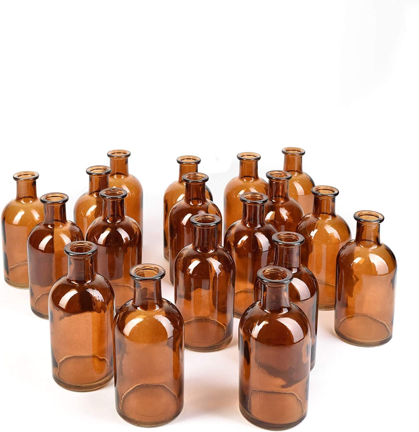 Blue Flower Vase — Amber, Set of 24