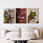 Wrapped Canvas Black Wall Decor — 12" - View 6