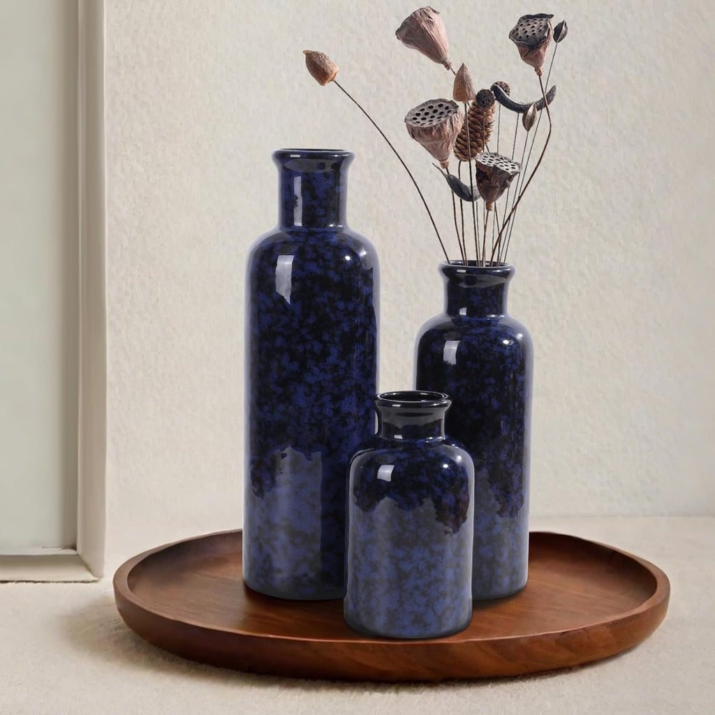 Boho Beige Flower Vase — Set of 3 - View 6