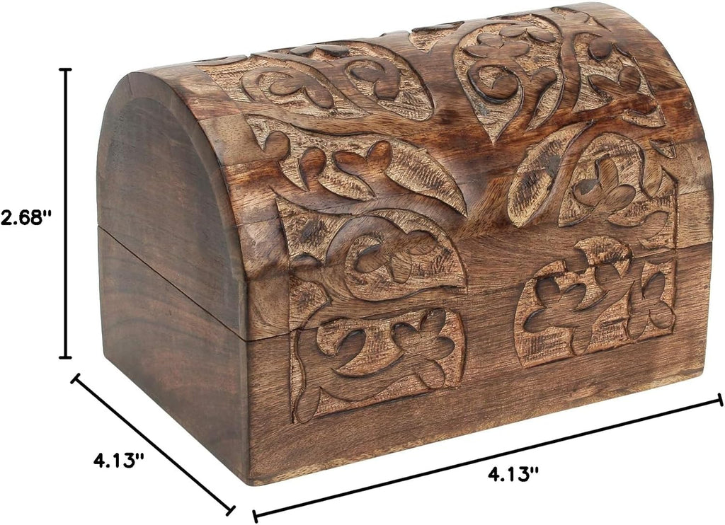 Handcrafted Brown Storage Basket — 6" - View 6