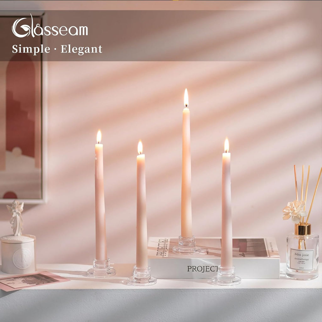 Modern Orange Candle - View 4