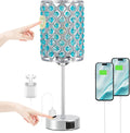 Dimmable Luxe Blue Desk Lamp — Blue