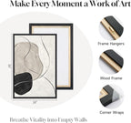 Framed Modern Beige Wall Decor — 24" - View 5
