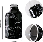 Modern Black Flower Vase - View 6