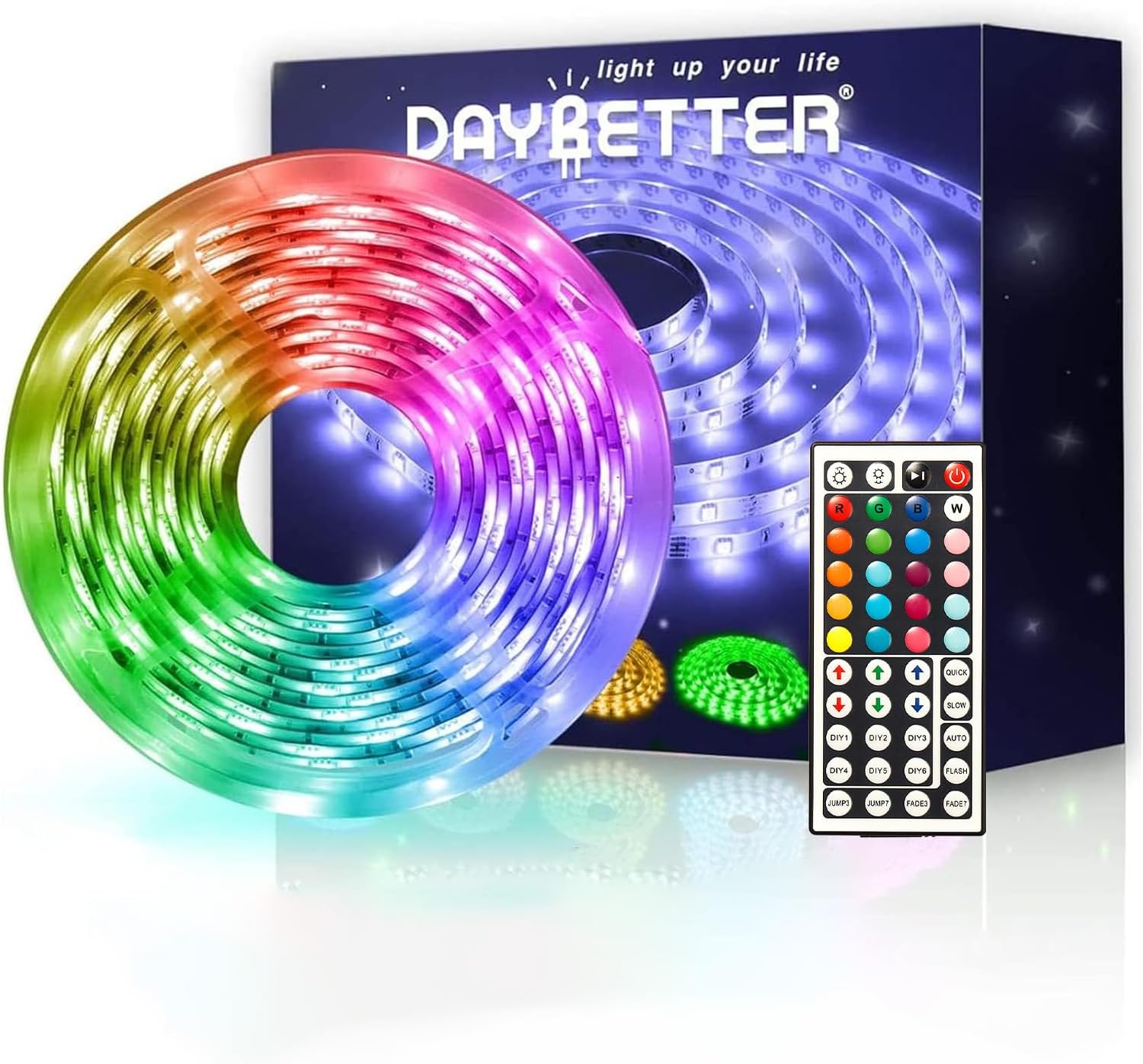 Color Changing Metal LED Strip Lights — 16.4ft