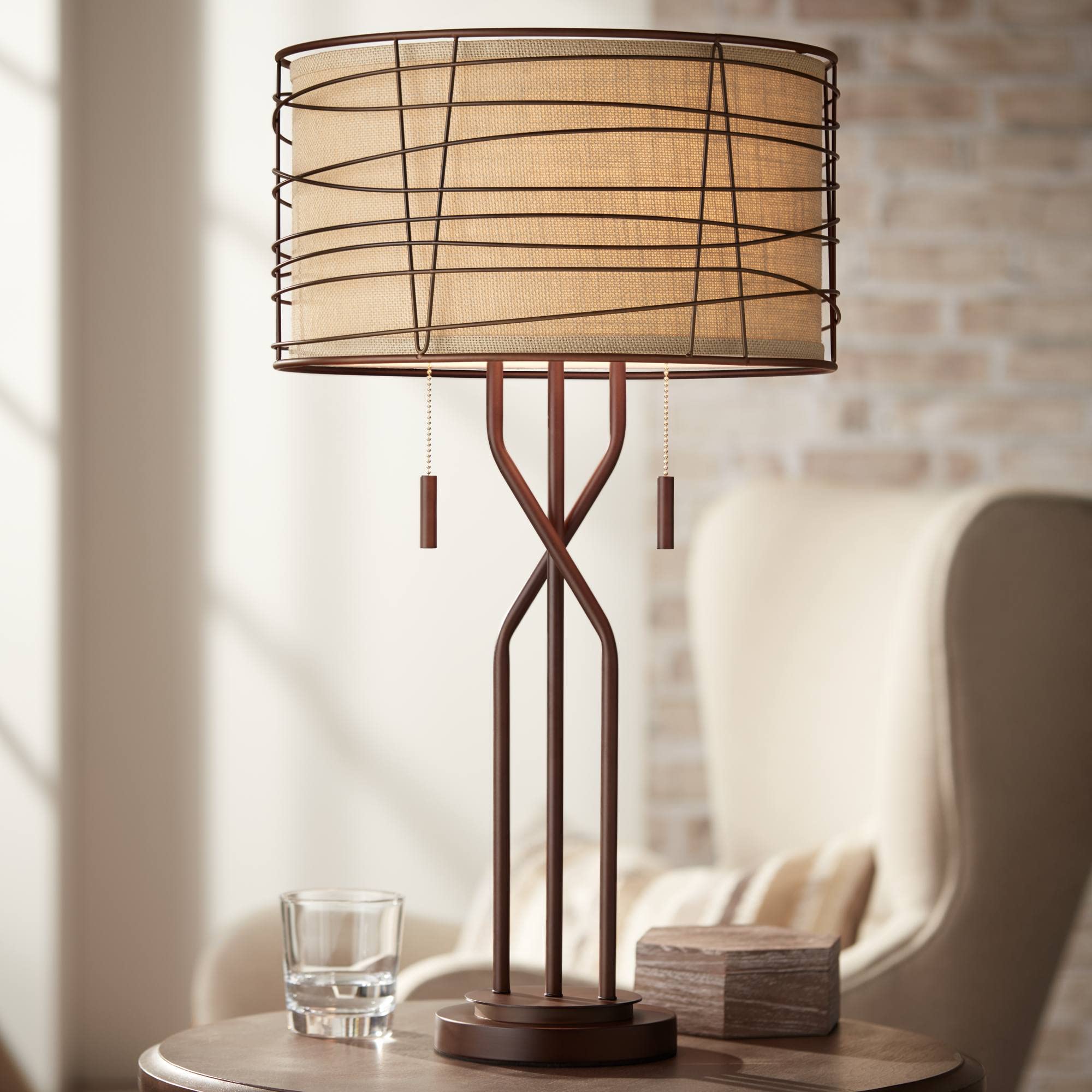 Boho Gold Table Lamp — 4"