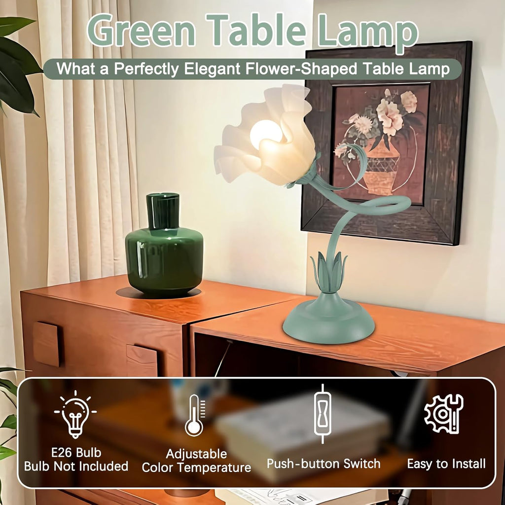 Adjustable Green Desk Lamp - View 5