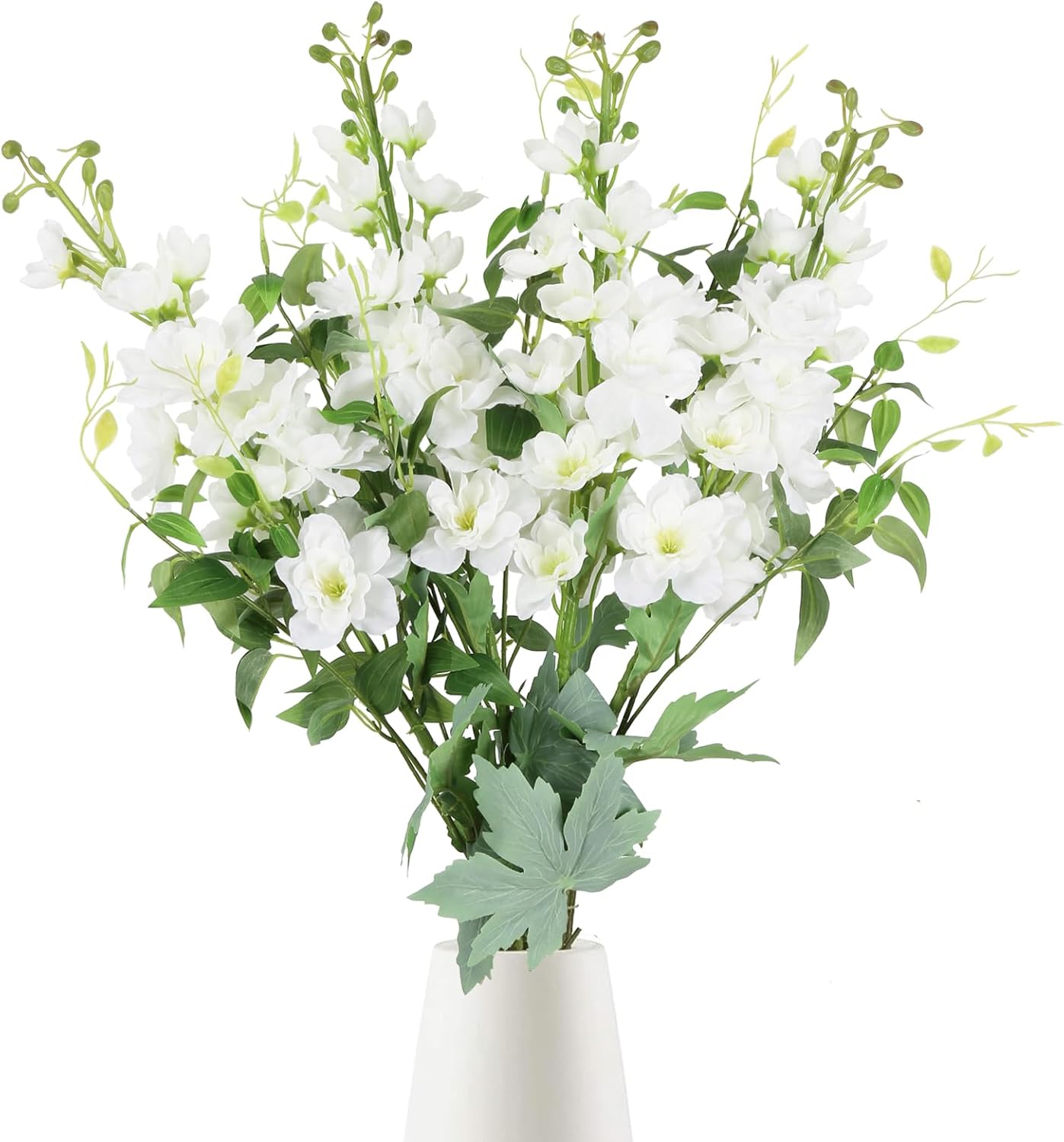 Beige Artificial Flowers — 29.5" — Cream White