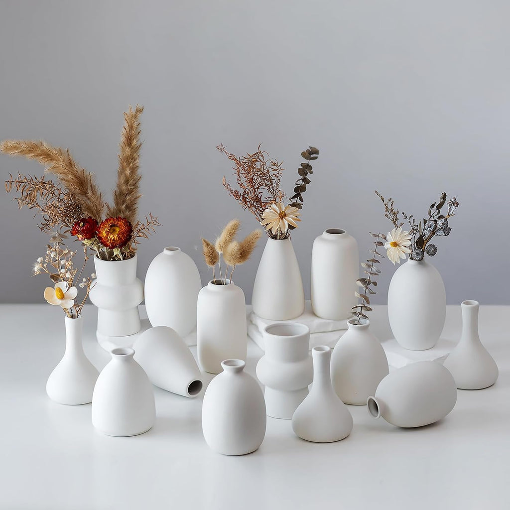 White Vase — Set of 4 — White