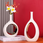 Farmhouse Beige Flower Vase - View 8