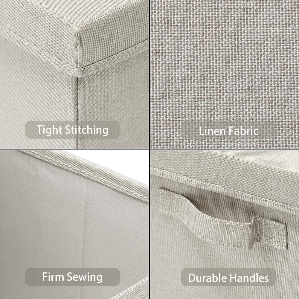Beige Storage Bin — 16.5" - View 4