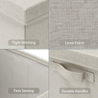 Beige Storage Bin — 16.5" - View 4