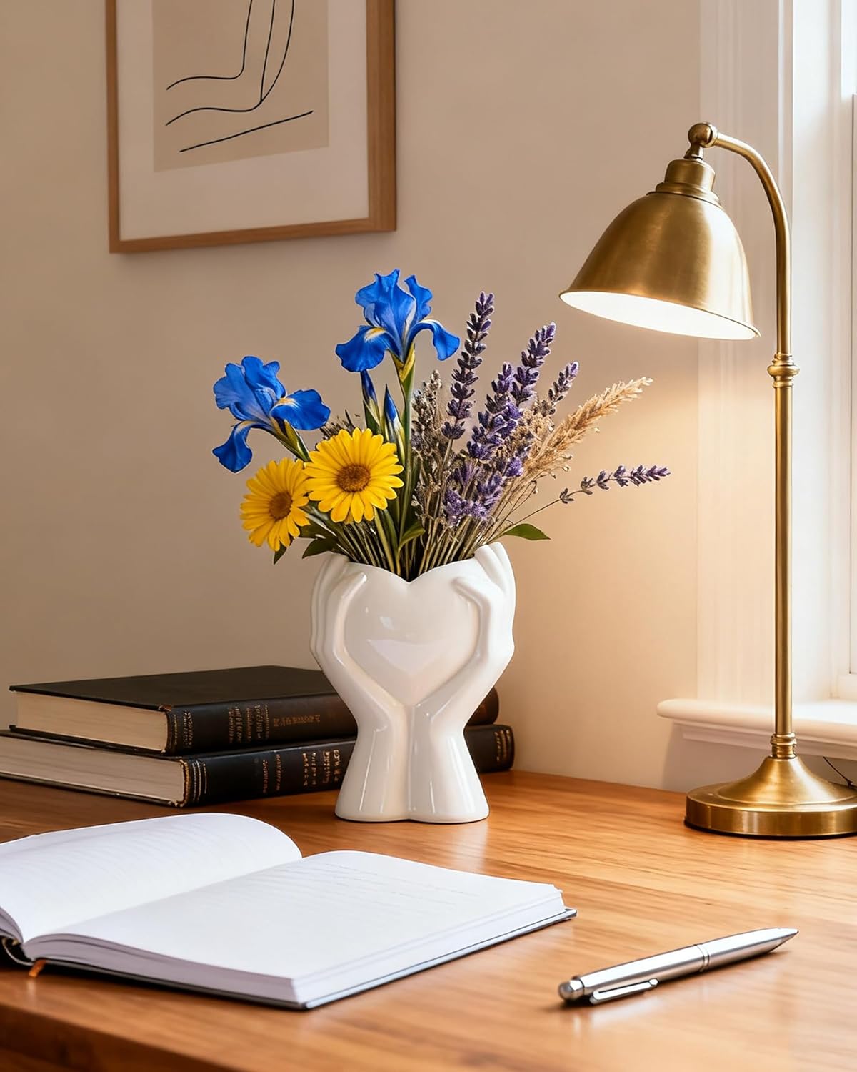 Modern Beige Flower Vase - View 9