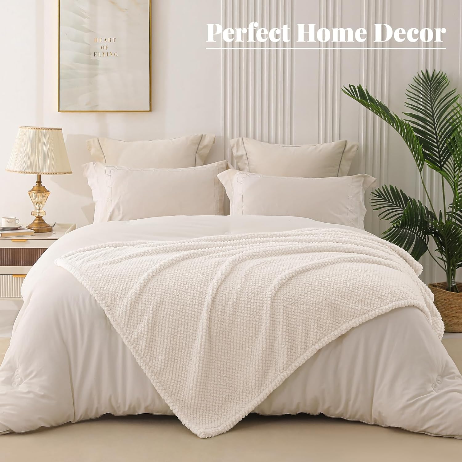 Black Throw Pillow — 70" - View 4