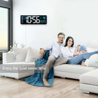 Black Wall Clock — 2" - View 6