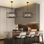 Farmhouse Black Chandelier — 6-Light - View 6
