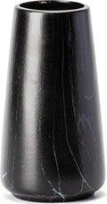 Boho Beige Flower Vase — Marble Black